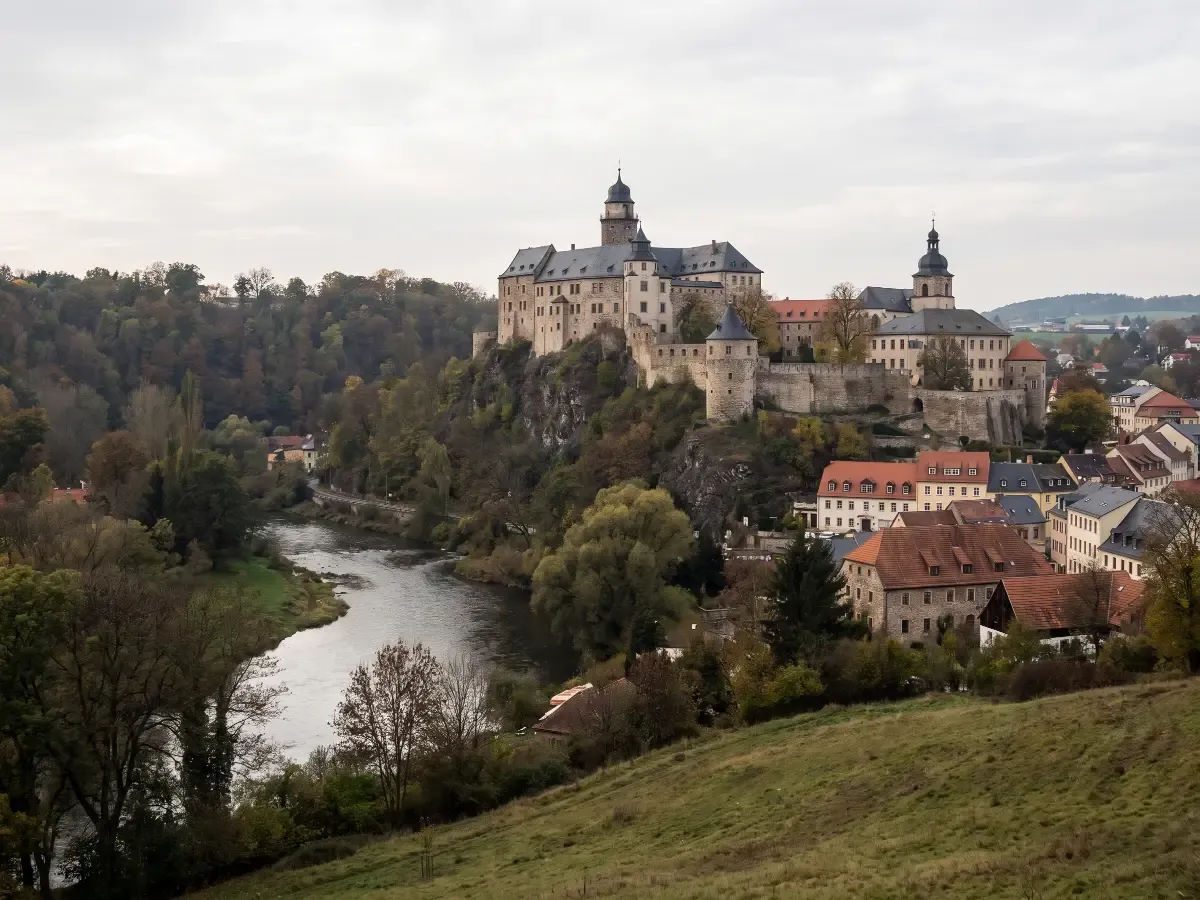 Oberes Schloss in Greiz an der Weißen Elster