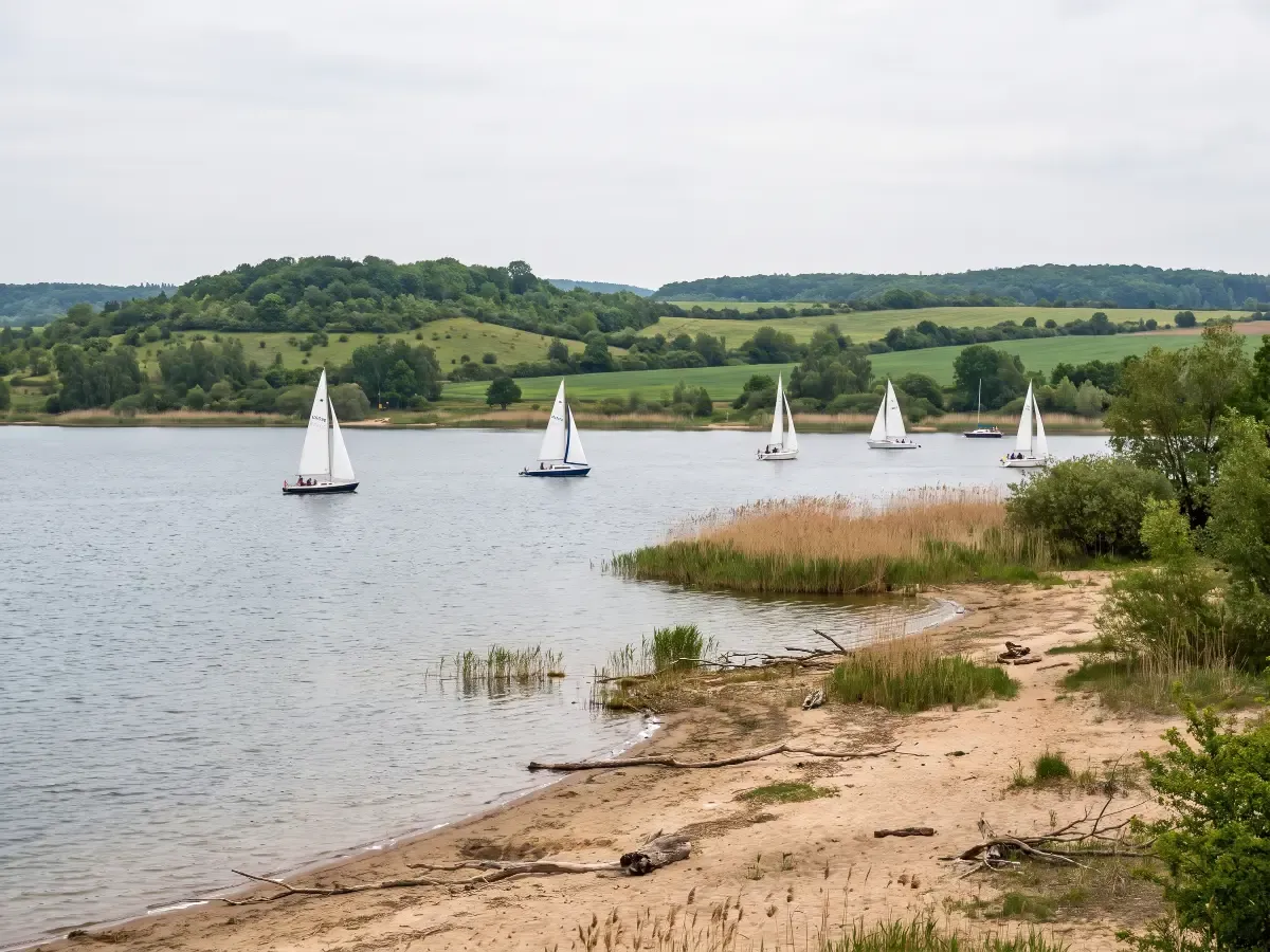 Seenlandschaft im Leipziger Neuseenland
