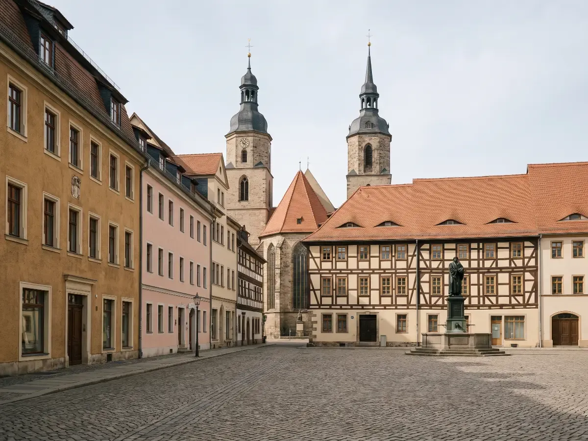 Marktplatz der Lutherstadt Eisleben