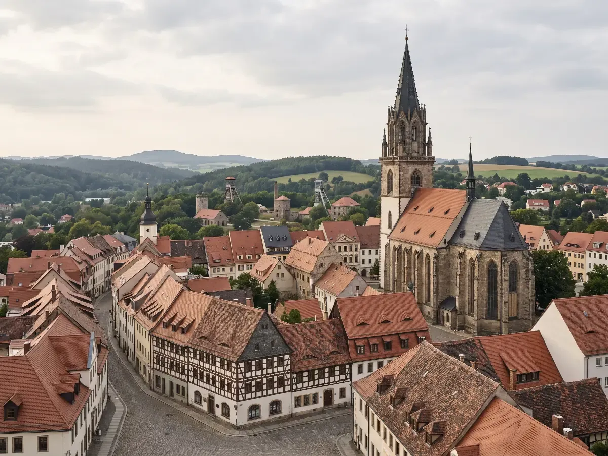 Freiberger Altstadt mit Dom