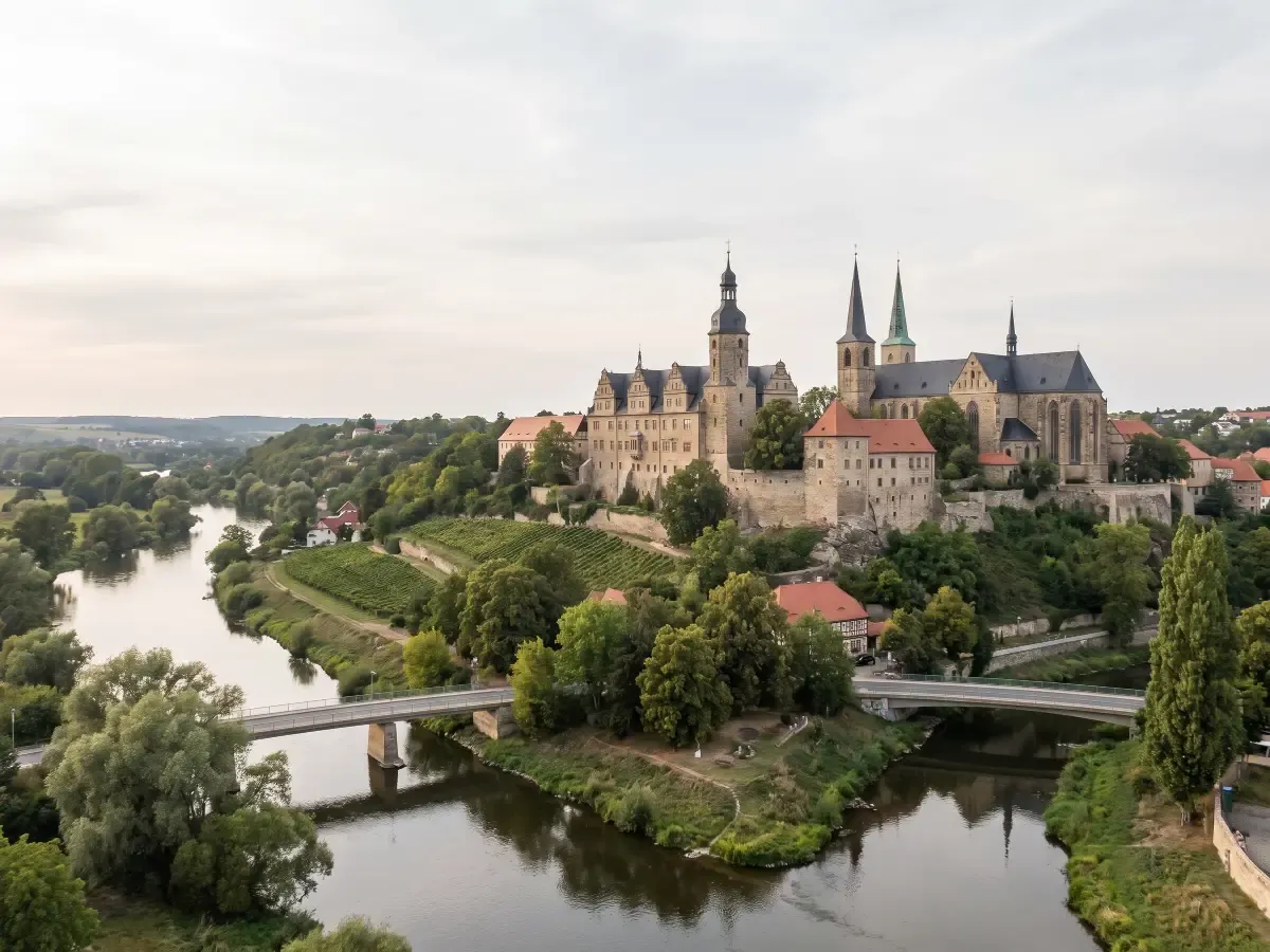Merseburger Dom und Schloss an der Saale