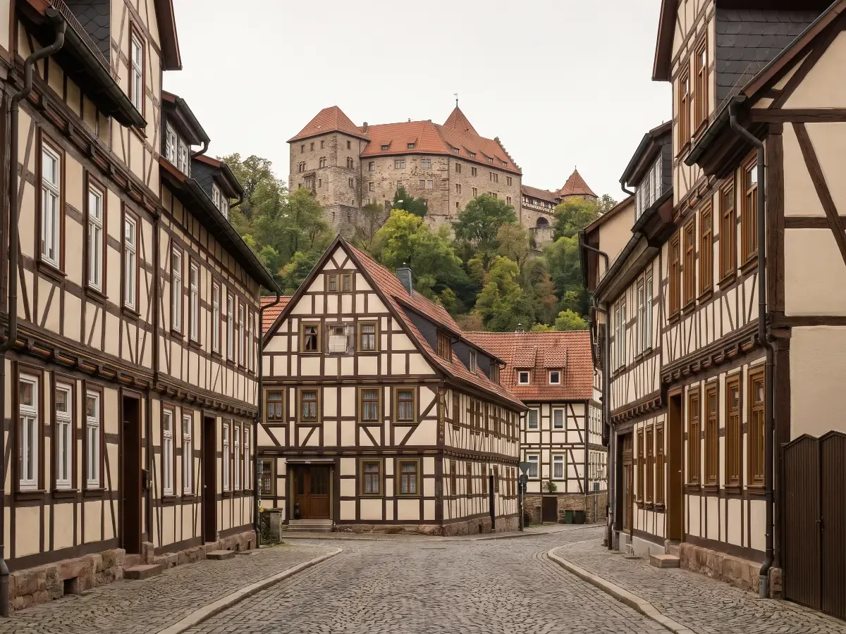 Fachwerkstadt Schmalkalden mit Schloss Wilhelmsburg