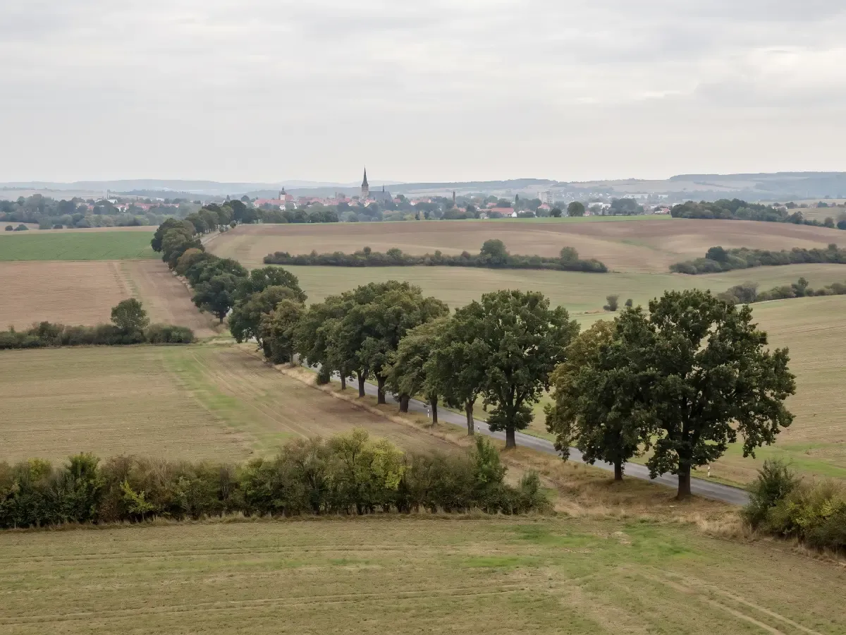 Landschaft des Weimarer Lands bei Apolda